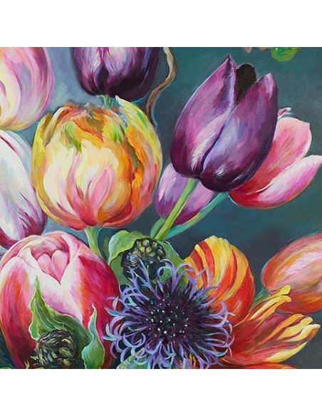 Coro de tulipanes (detalle)