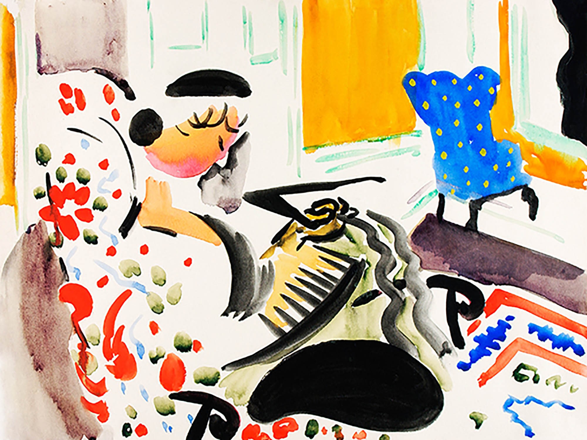 Interior caligráfico