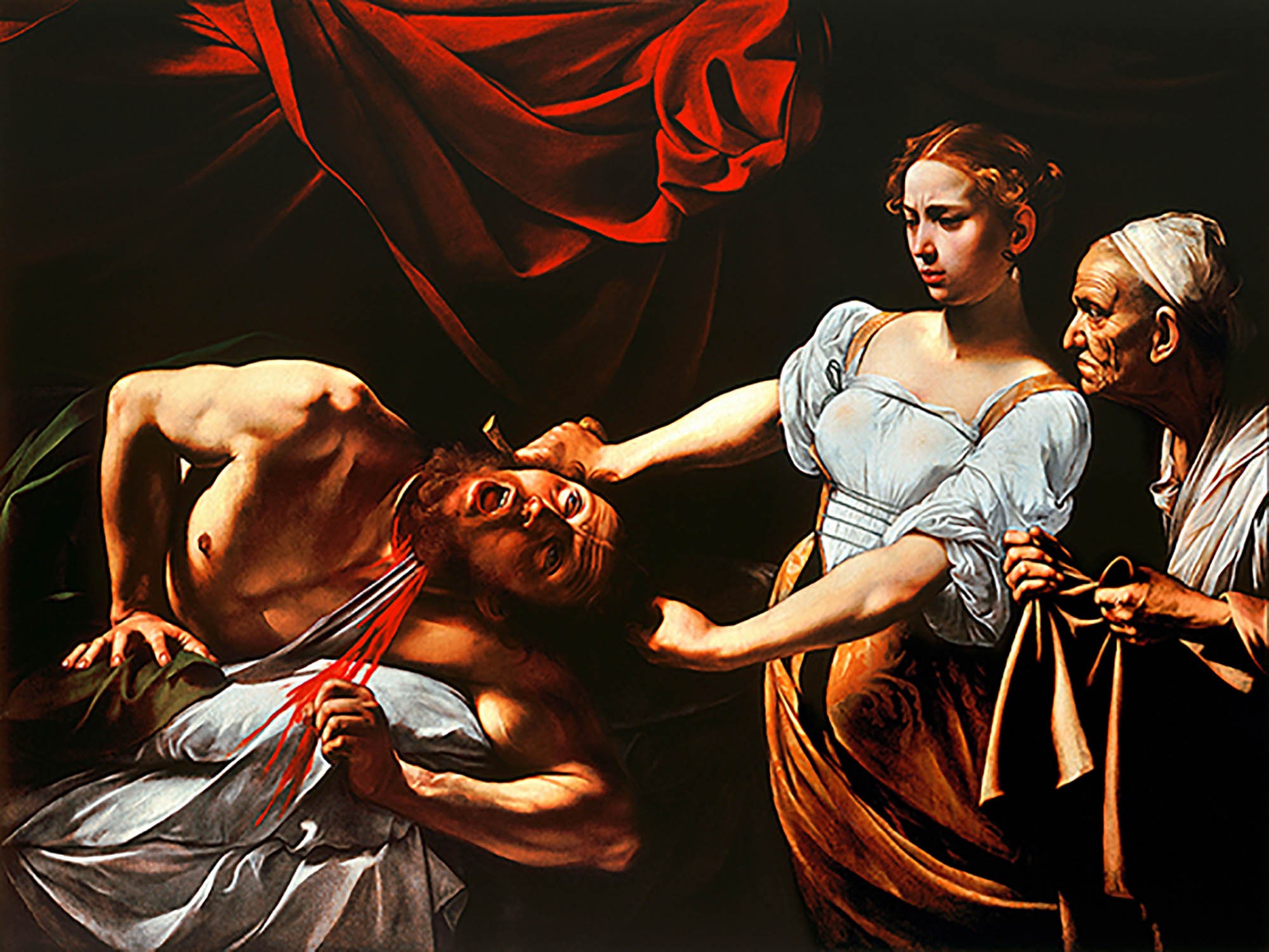 Judith decapitando a Holofernes, c.1598-1599