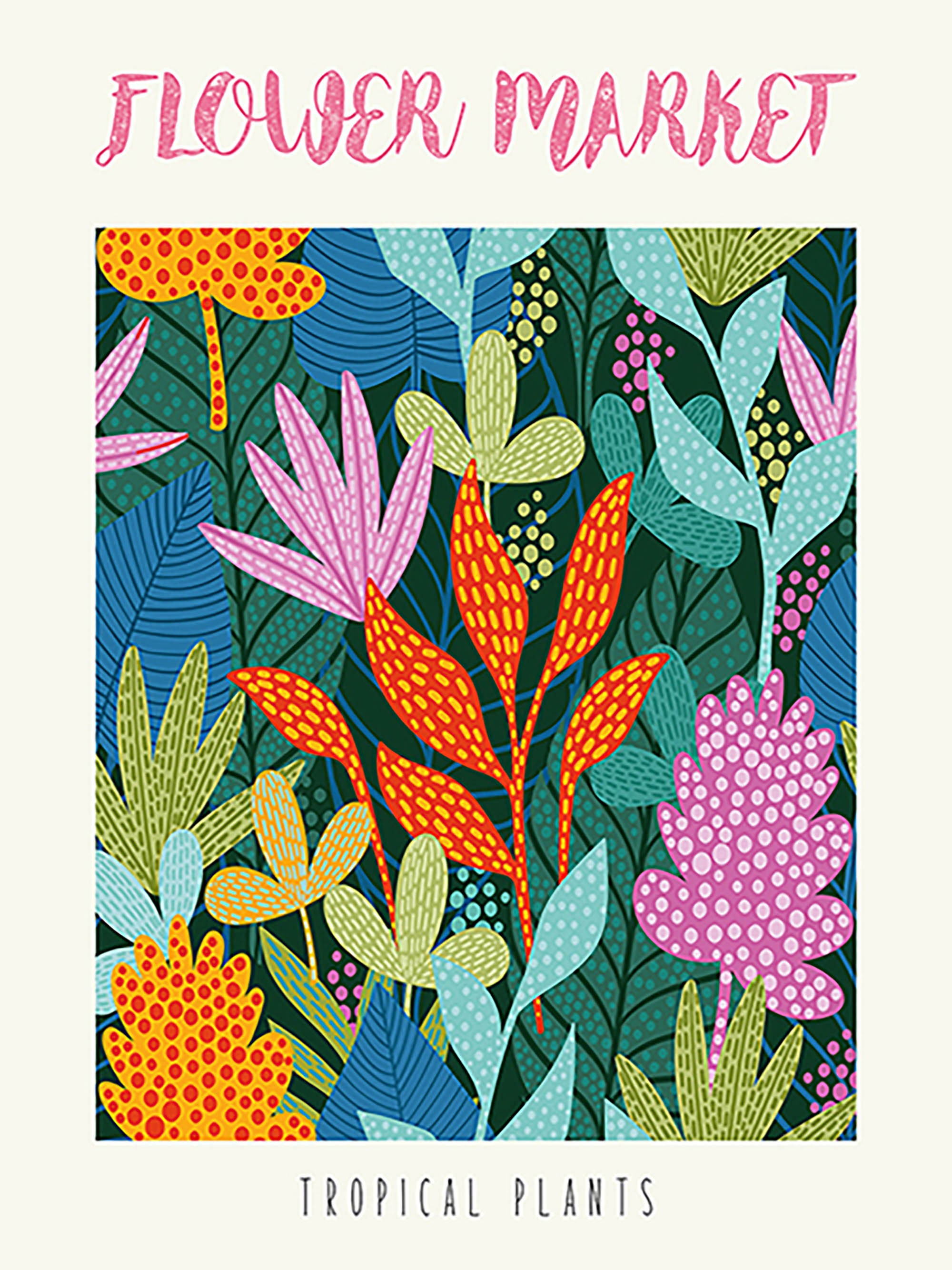 Mercado de flores: Plantas tropicales