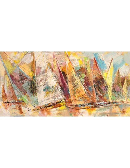 Motos de vela en una regata