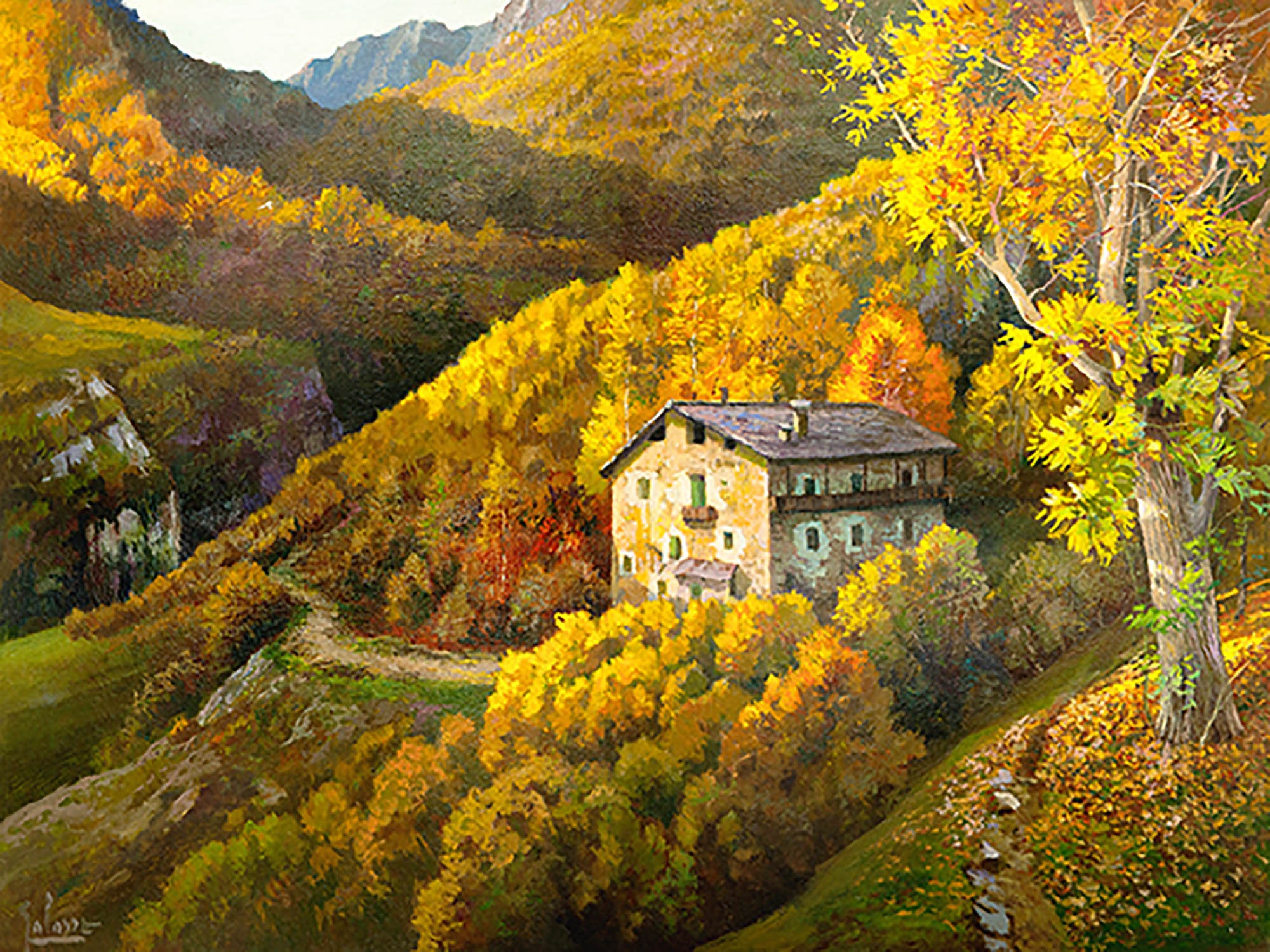 Casa en las montañas