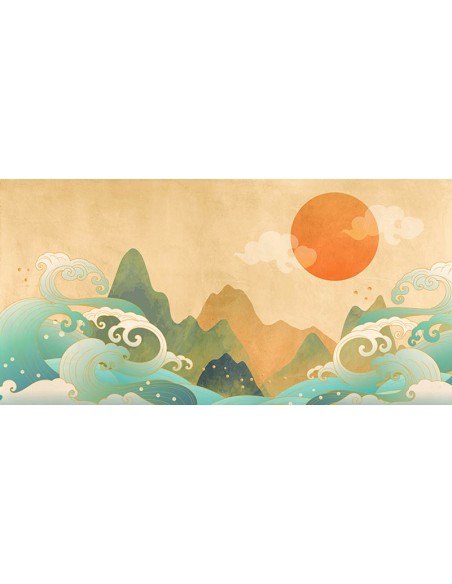 Mirando las olas del océano