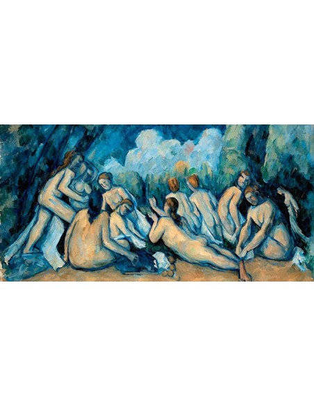 Los bañistas (detalle)