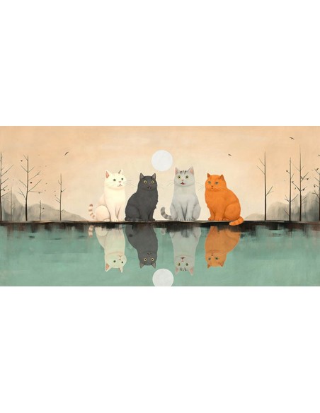 Amigos a la luz de la luna