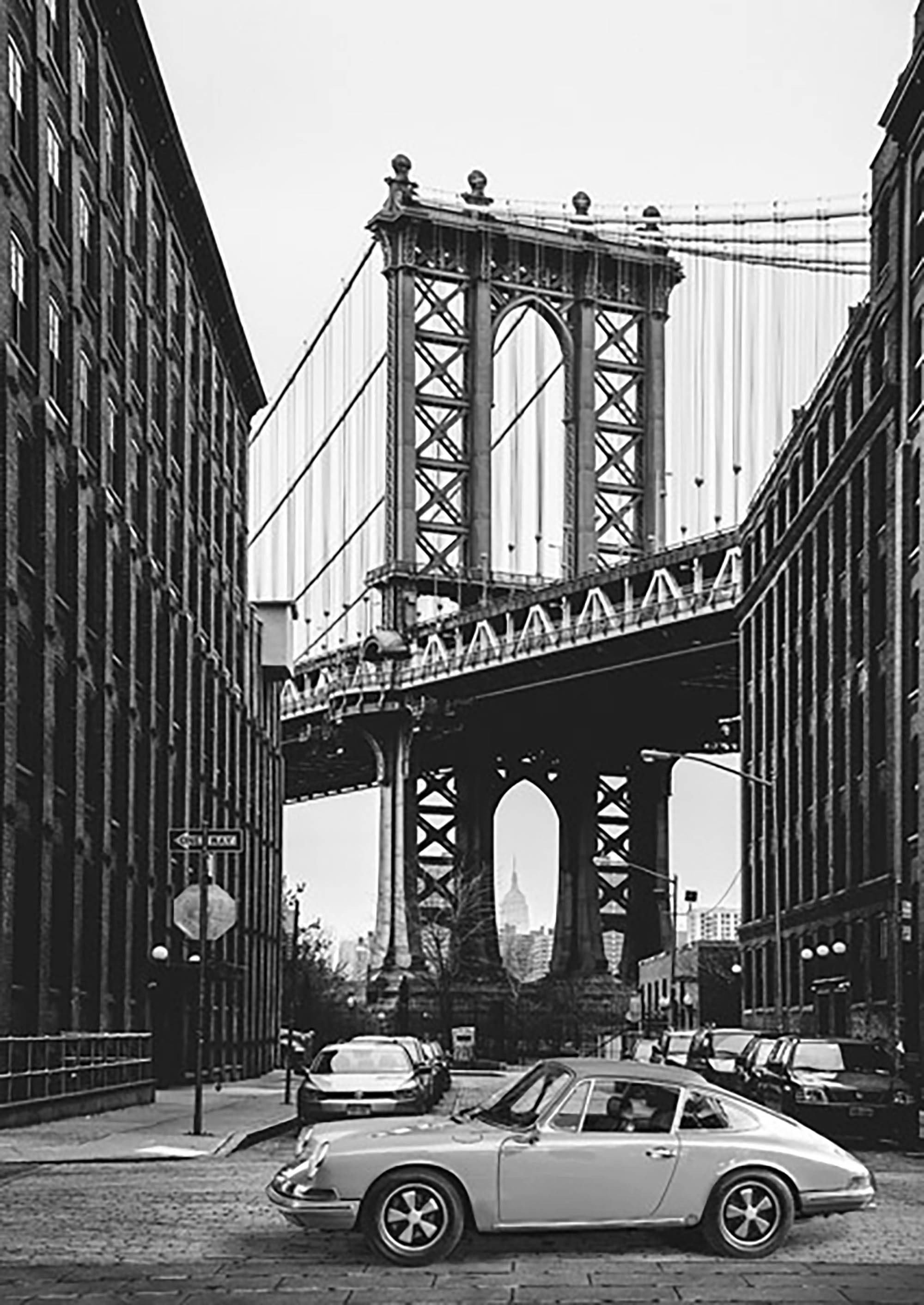 Por el puente de Manhattan (BW)