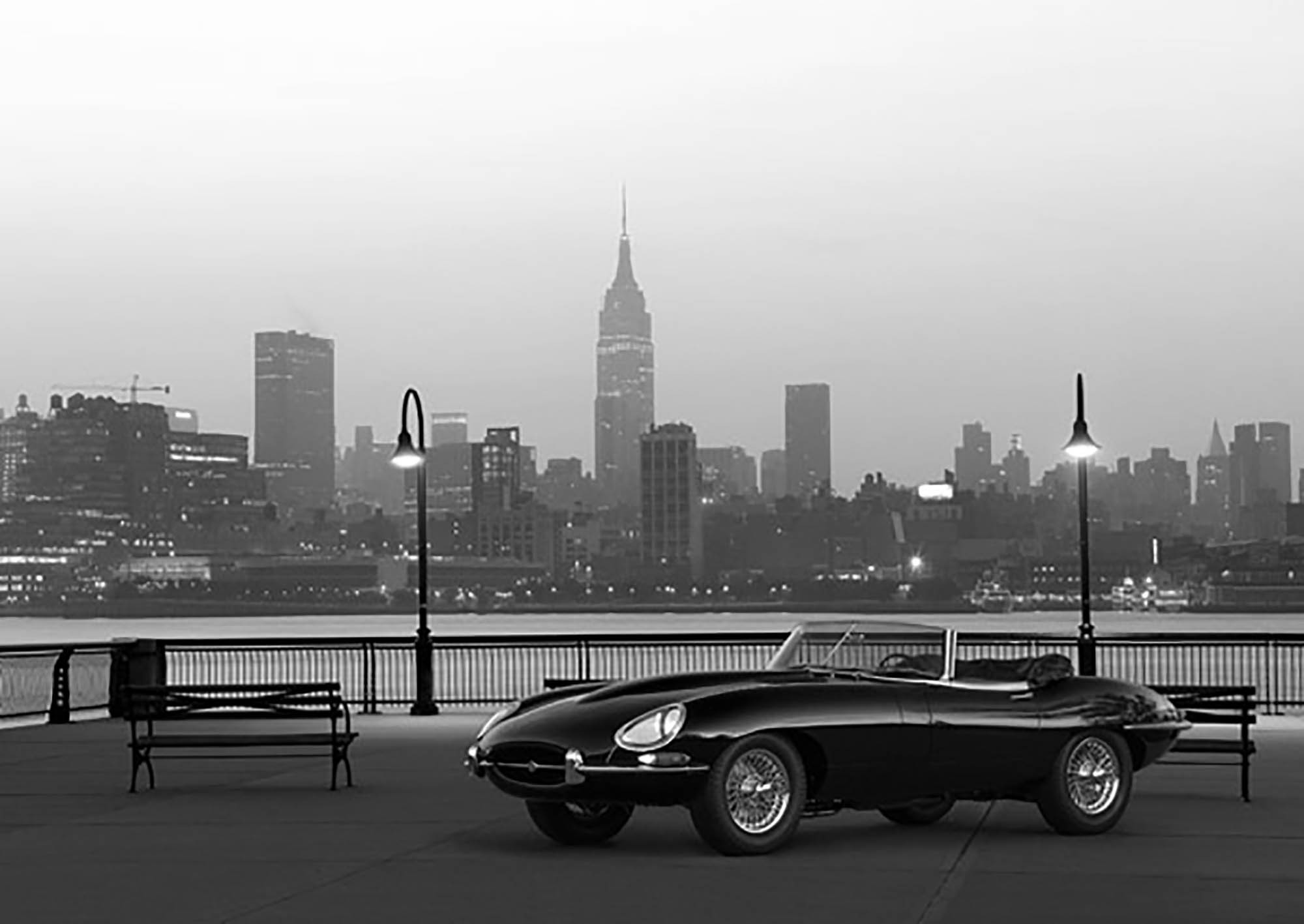 Spyder vintage en Nueva York (BW)
