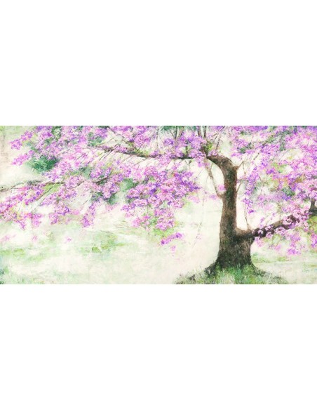 Bajo el árbol en flor