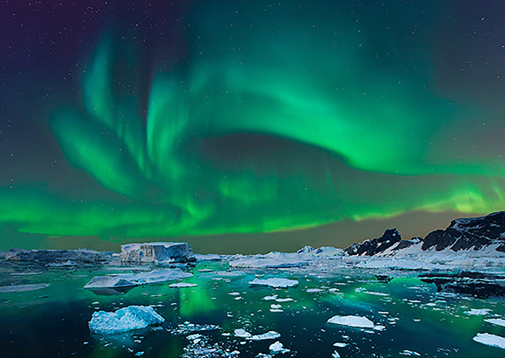 Aurora boreal, Islandia