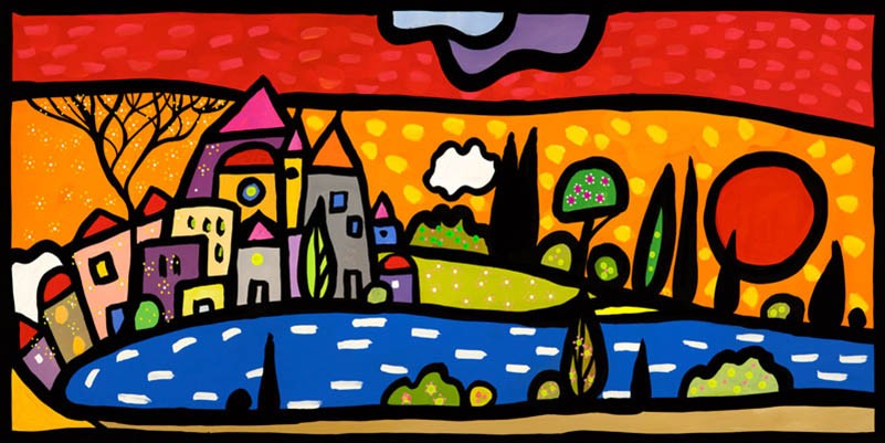 El país vive en la pequeña embarcación.