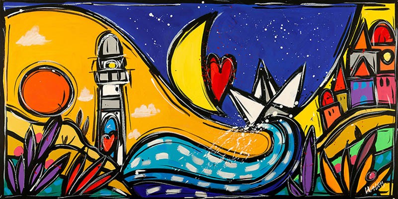 El viaje del corazón de papel