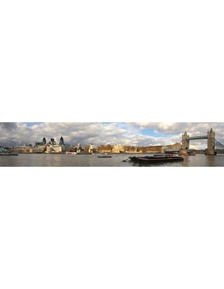 Tower Bridge over the Thames in London detail