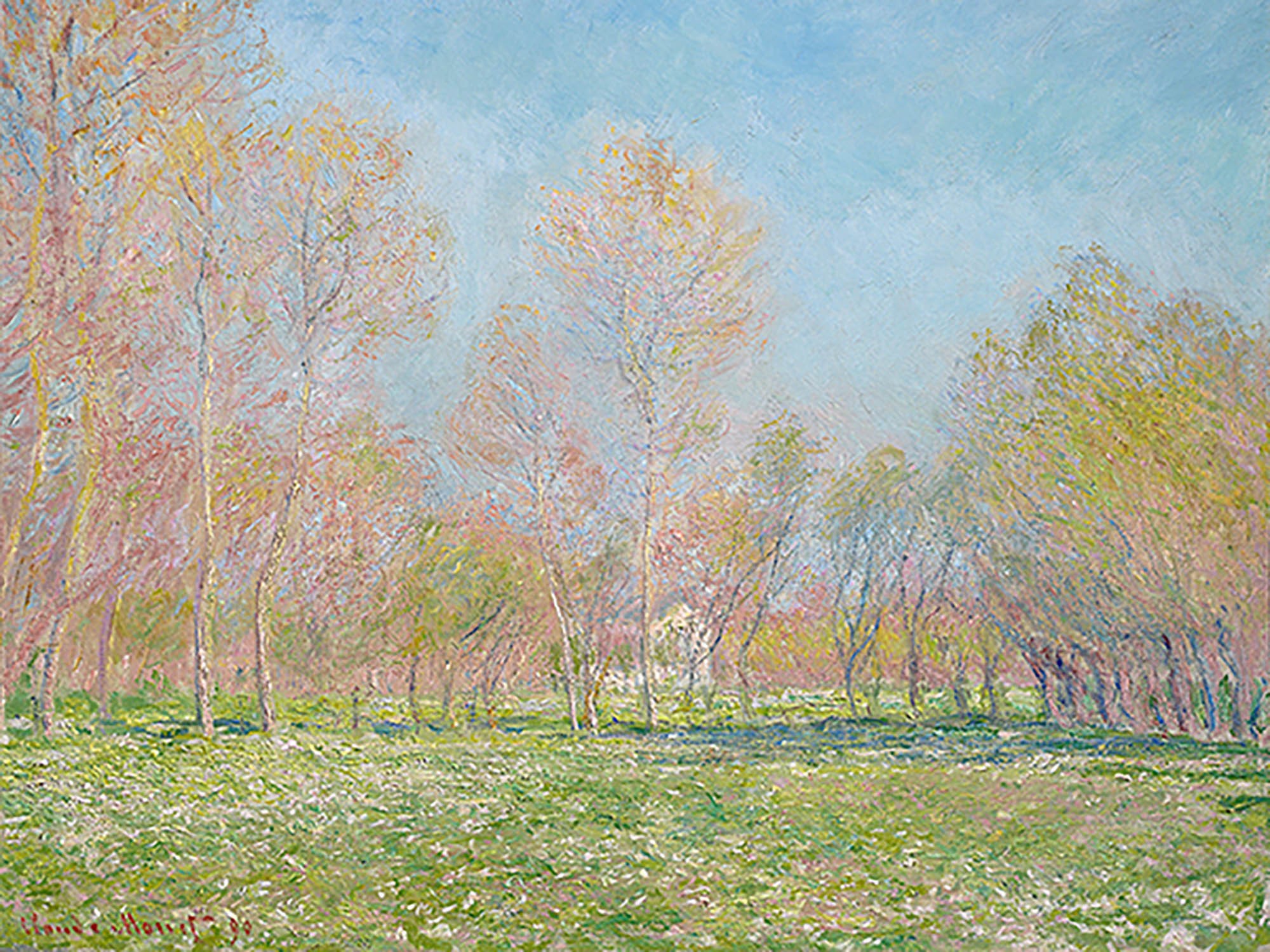 Primavera en Giverny, 1890
