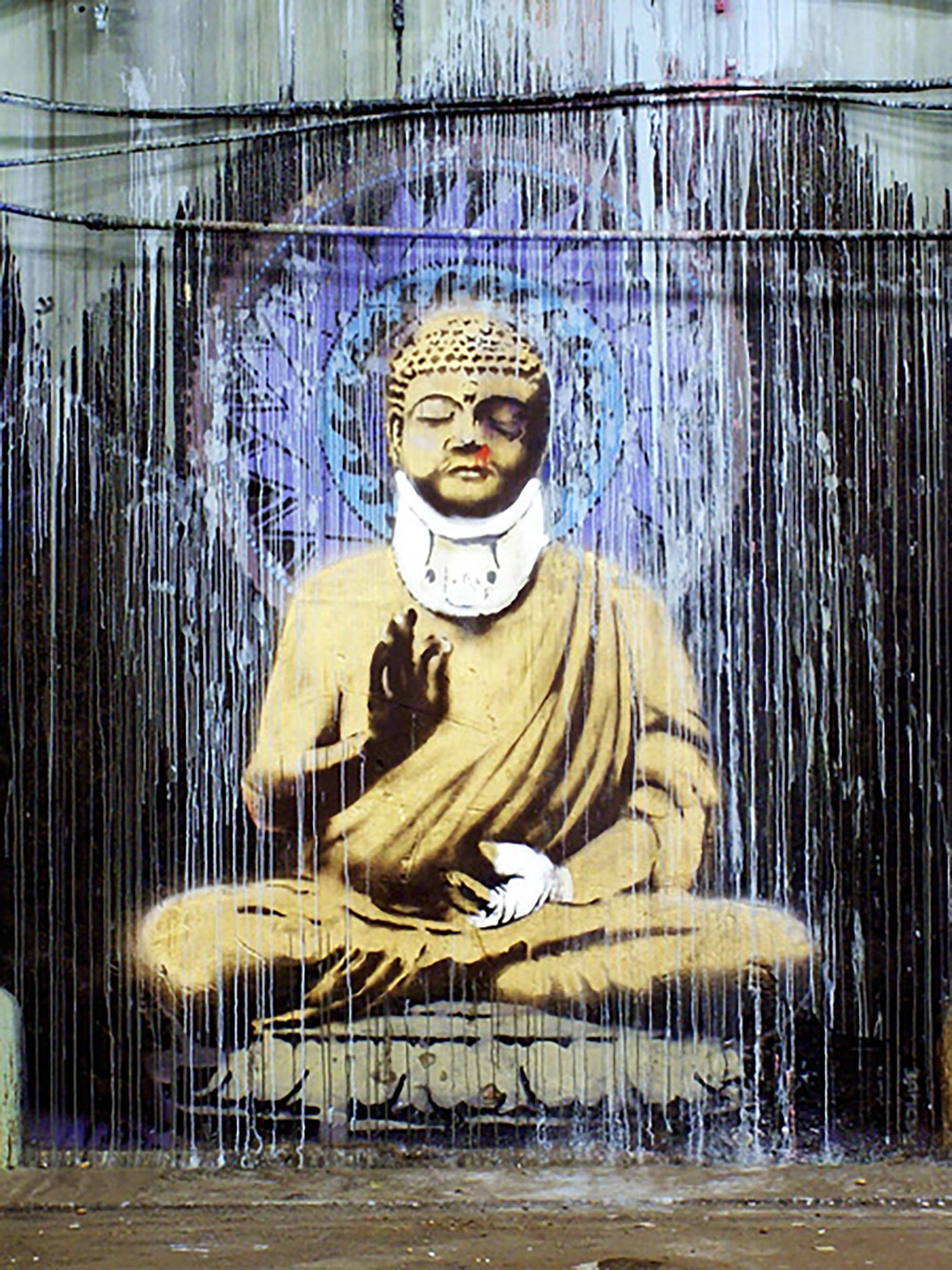 Leake Street, Londres (grafiti atribuido a Banksy)