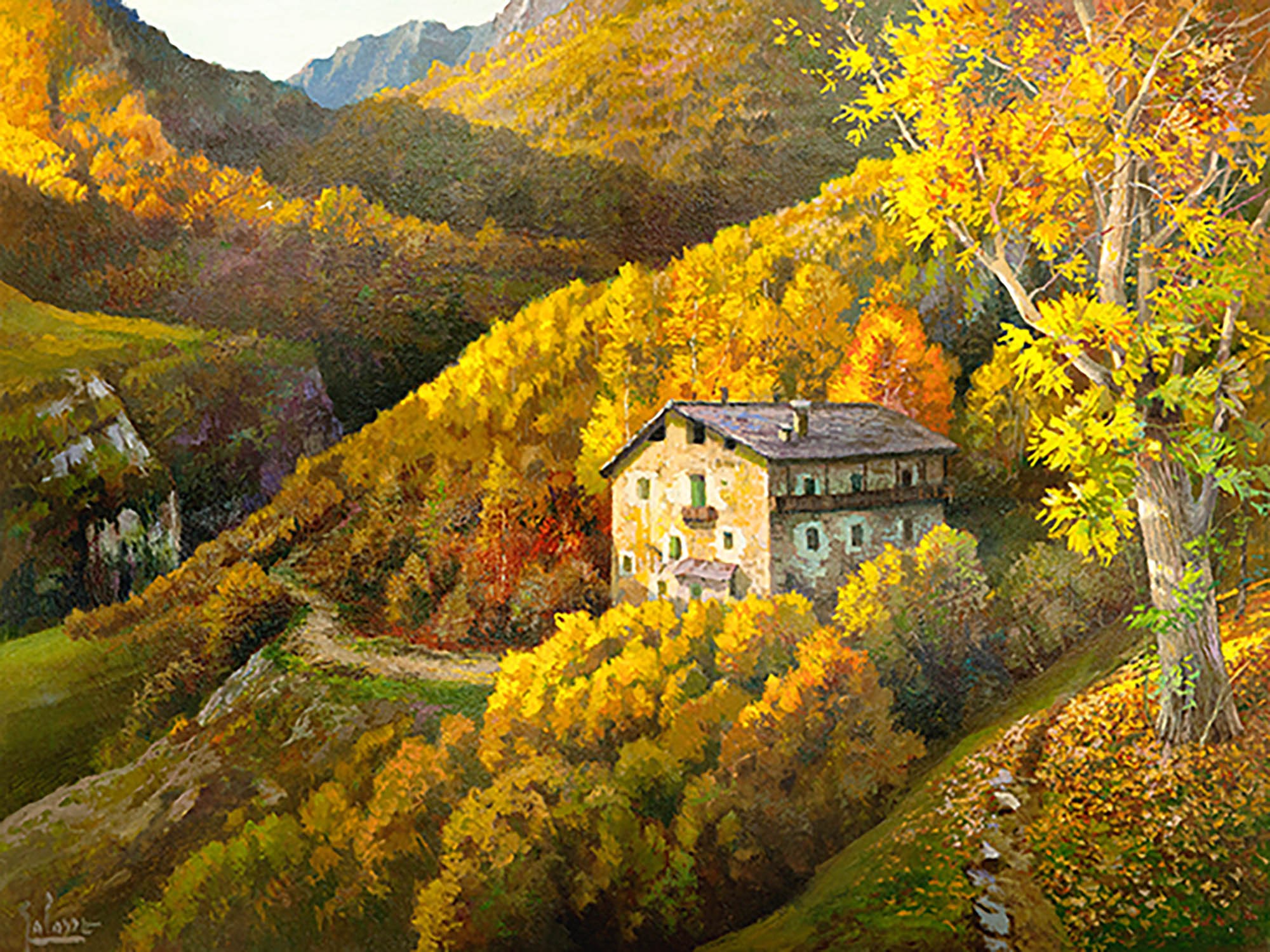Casa en las montañas