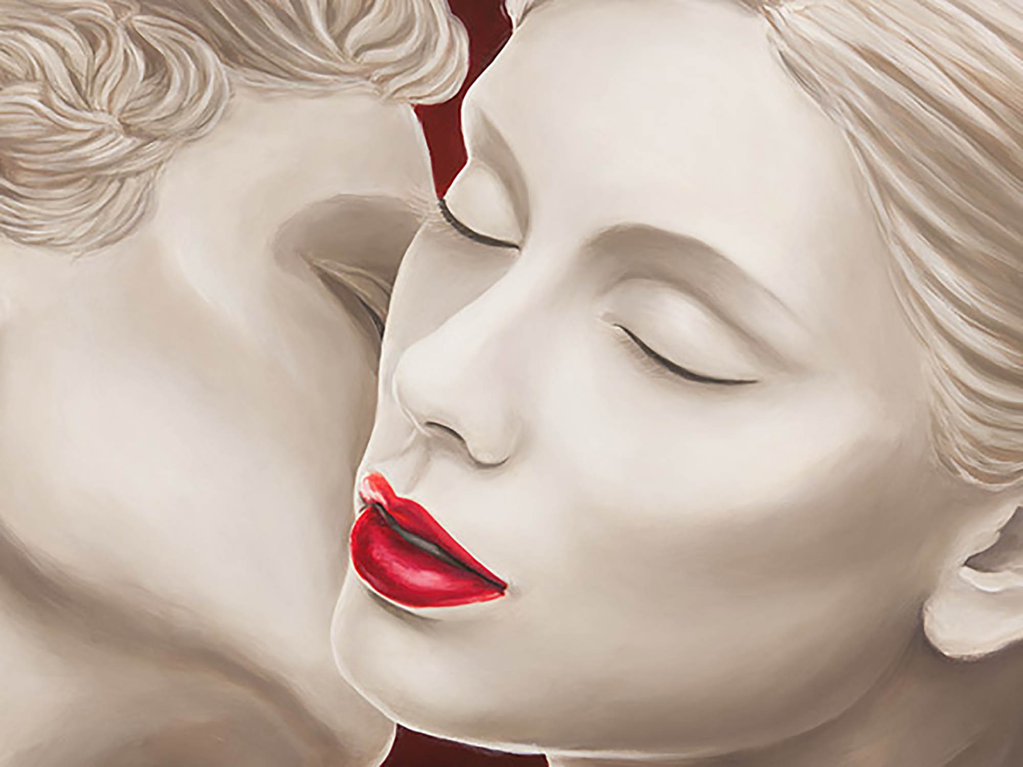 Amantes eternos (detalle)