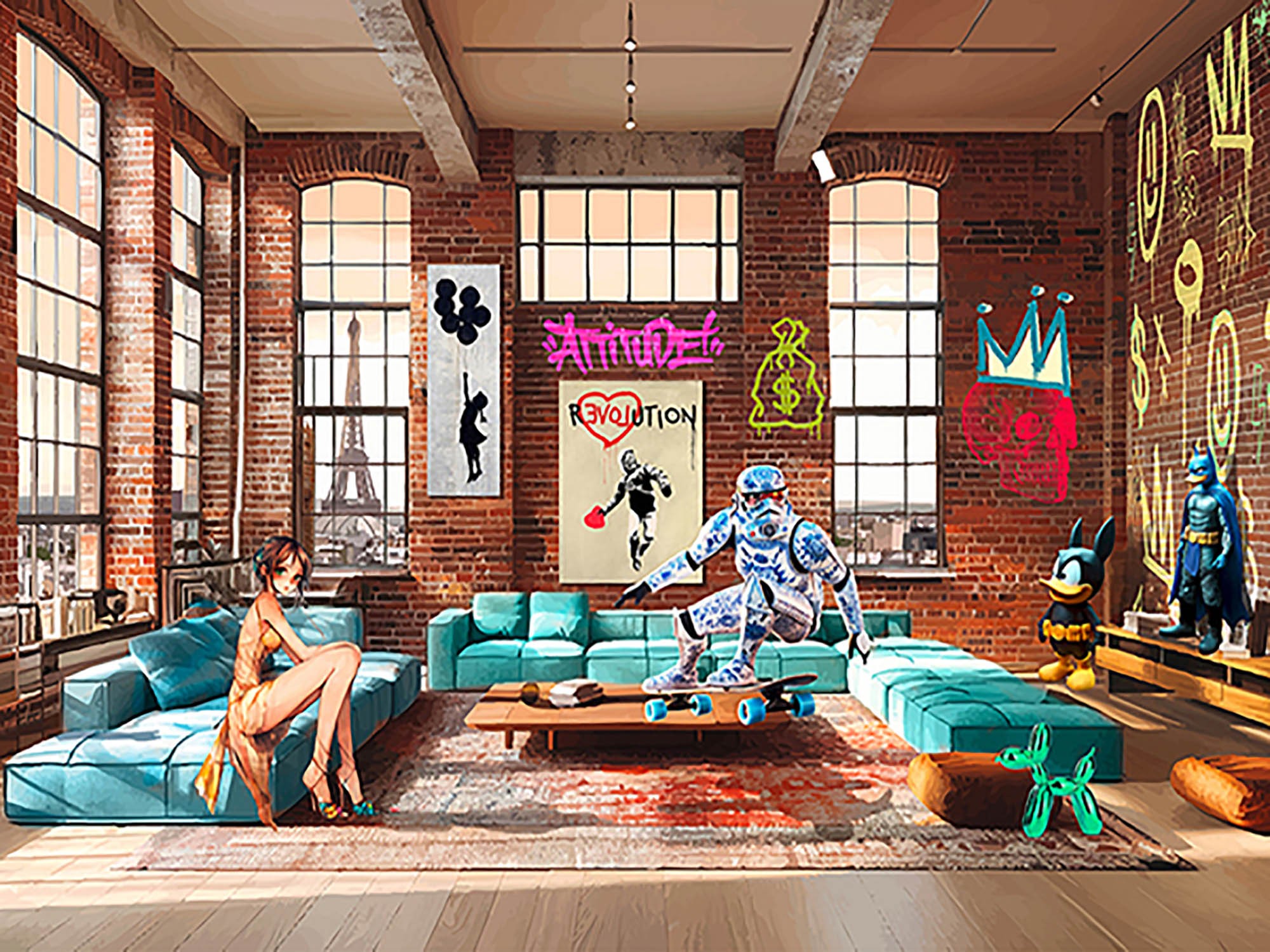 Surrealoft, Actitud (detalle)