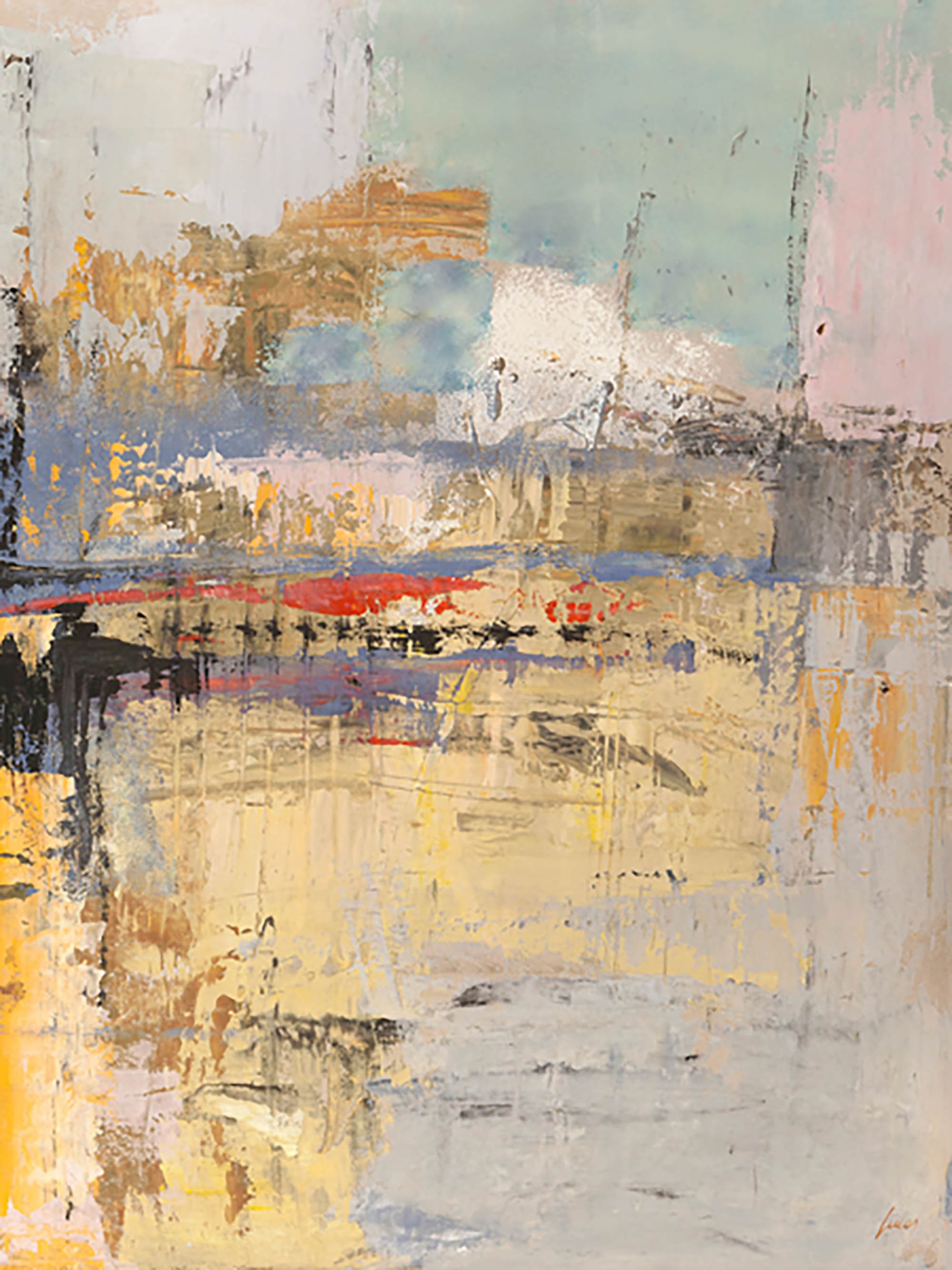 Puesta de luna II (detalle)