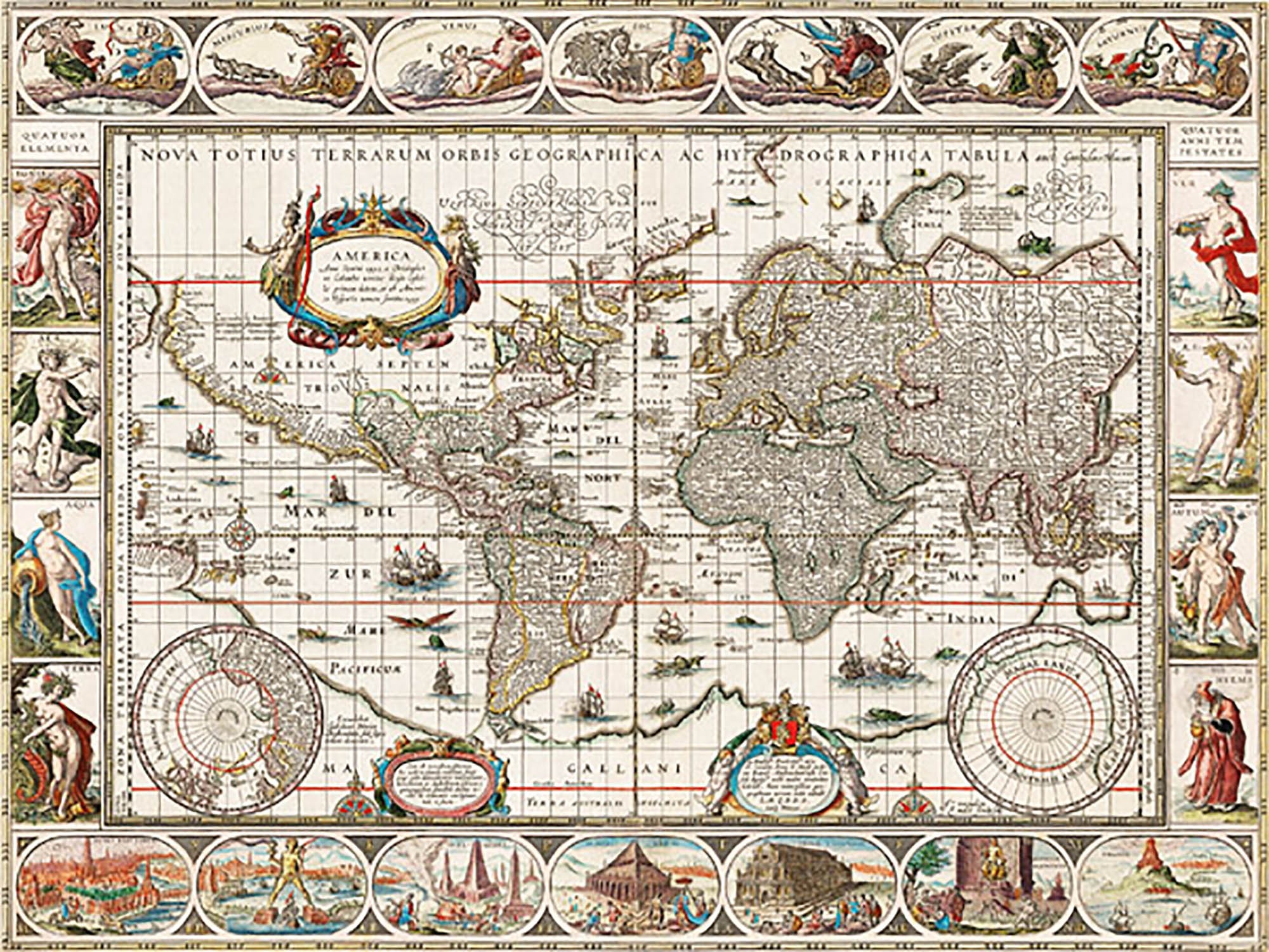 Nova totius terrarum orbis Geographica ac hydrographica tabula (1635-1649)
