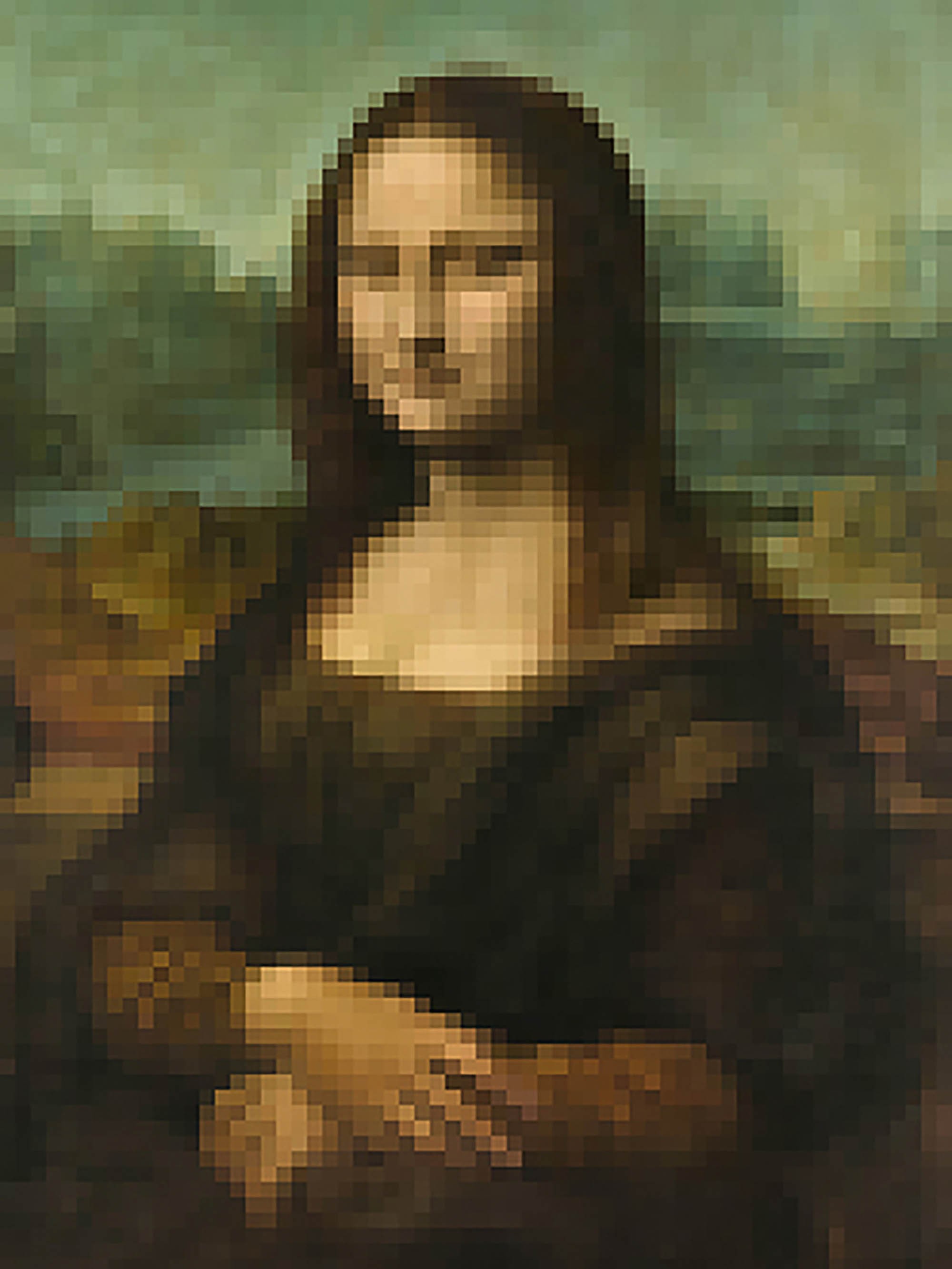 Lisa pixelada
