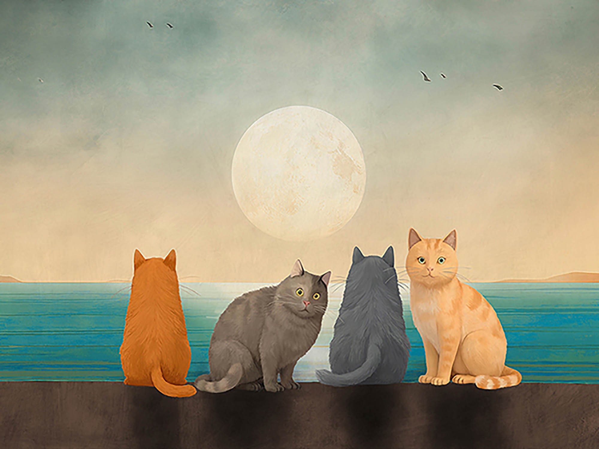 Bajo la luna (detalle)