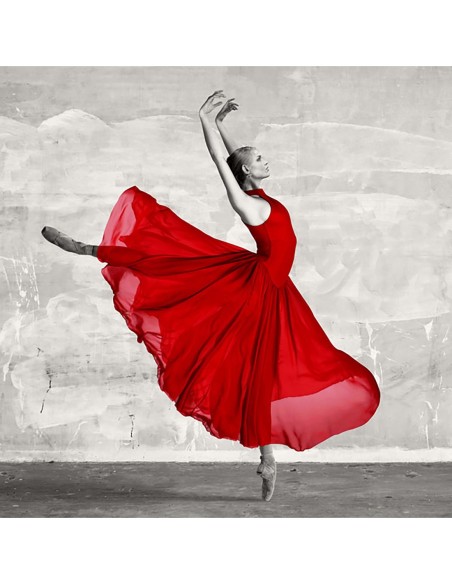 Bailarina en rojo (detalle)