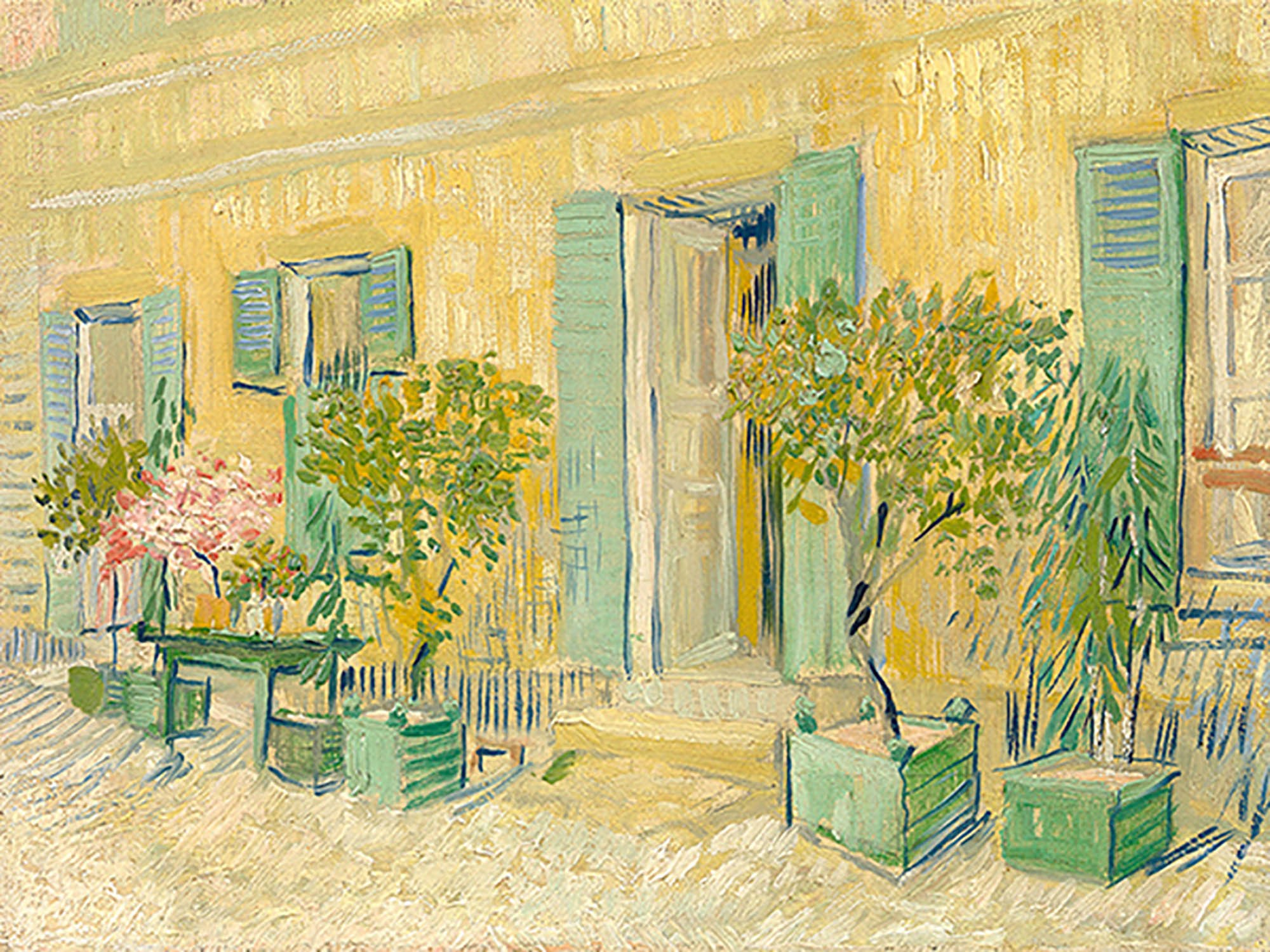 Exterior de un restaurante en Asnières, 1887