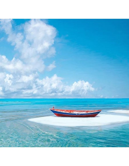 Barco en la orilla (detalle)