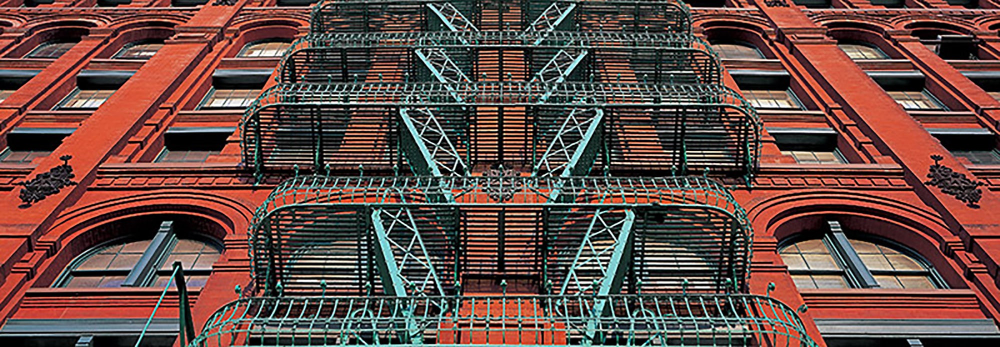 La fachada del edificio Puck, Soho NYC