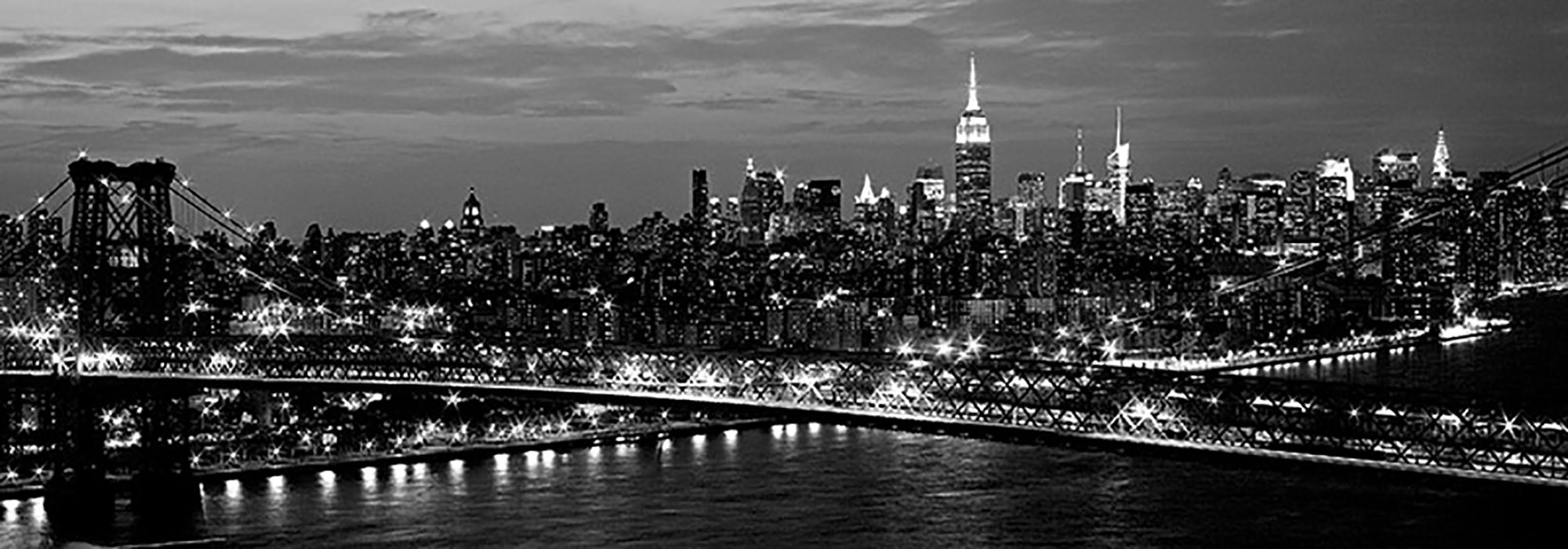 Midtown Manhattan y el puente Williamsburg