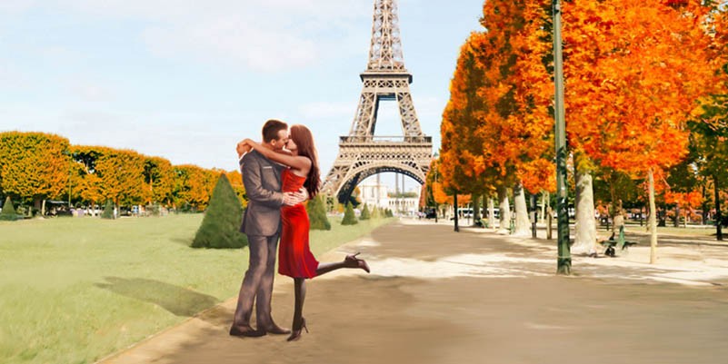 Bulevar de árboles (detalle)