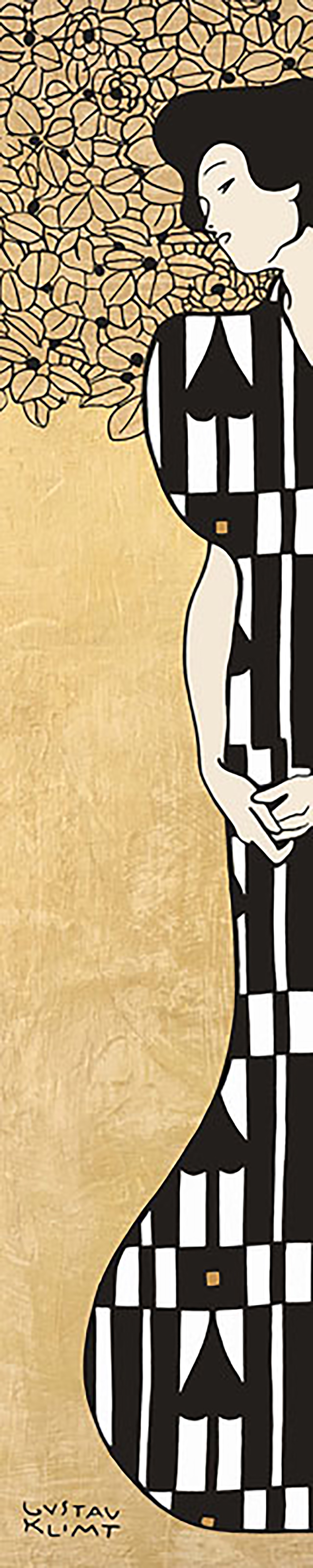 Mujer y árbol II (Oro)