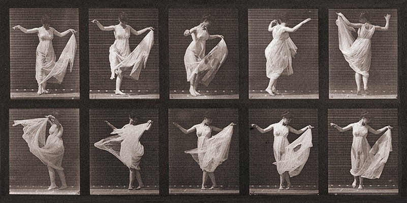 Una mujer bailando, 1887