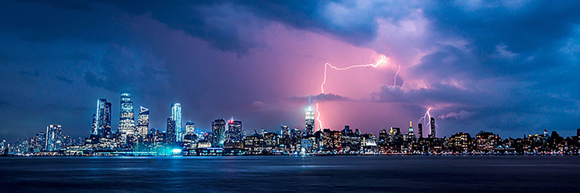 Tormenta sobre la ciudad de Nueva York