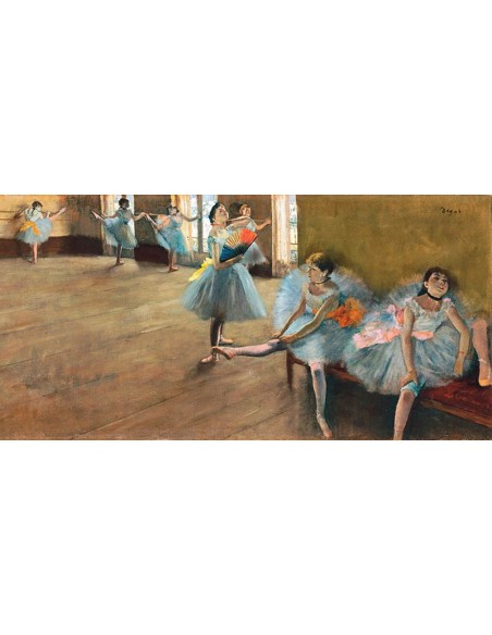La clase de baile (detalle)