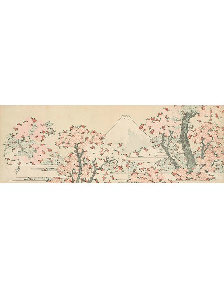 Monte Fuji con cerezos en flor