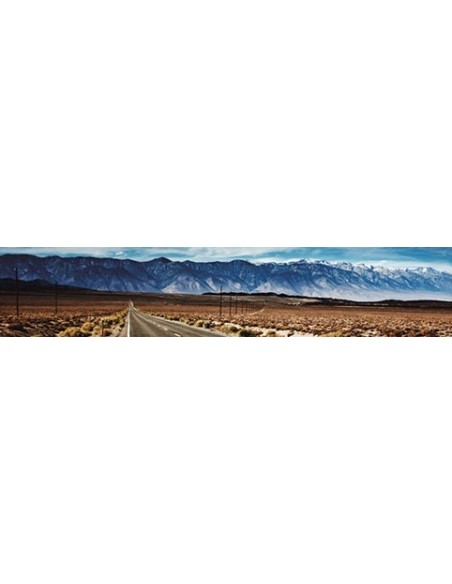 Road through desert