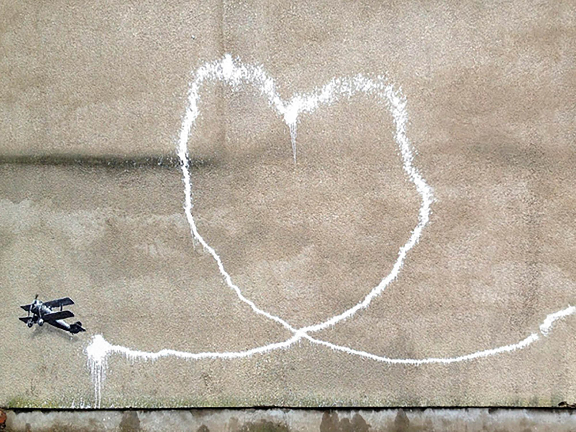 Rumford Street, Liverpool (grafiti atribuido a Banksy), detalle