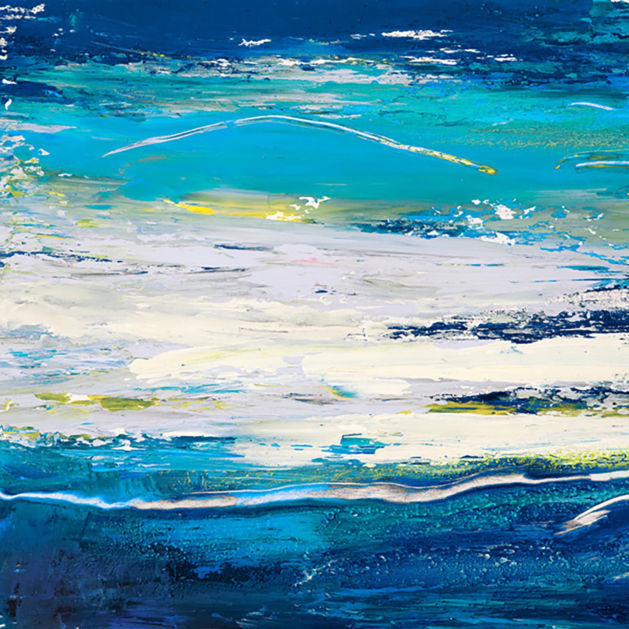 Volando sobre el mar yo