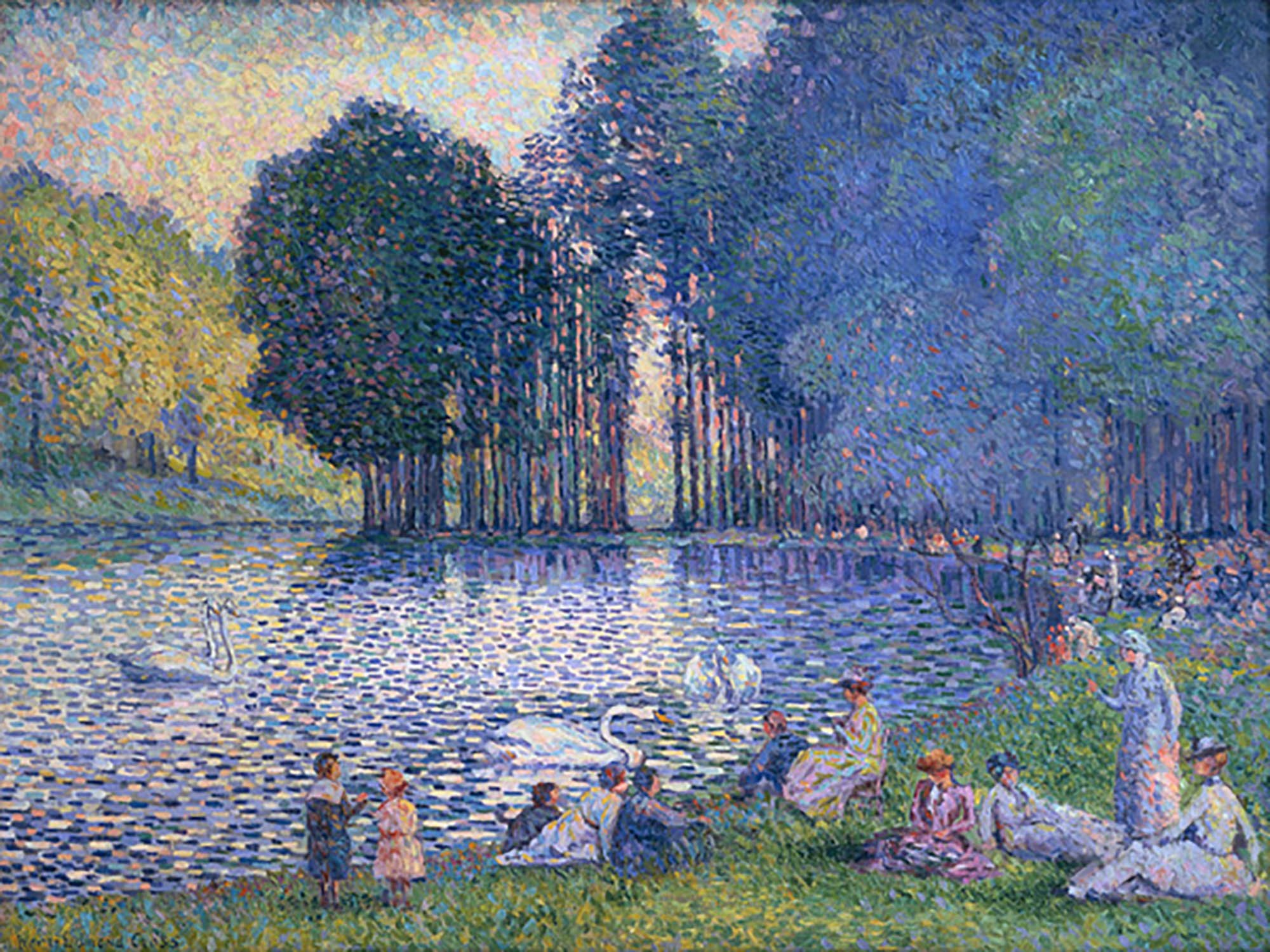 El lago del Bois de Boulogne