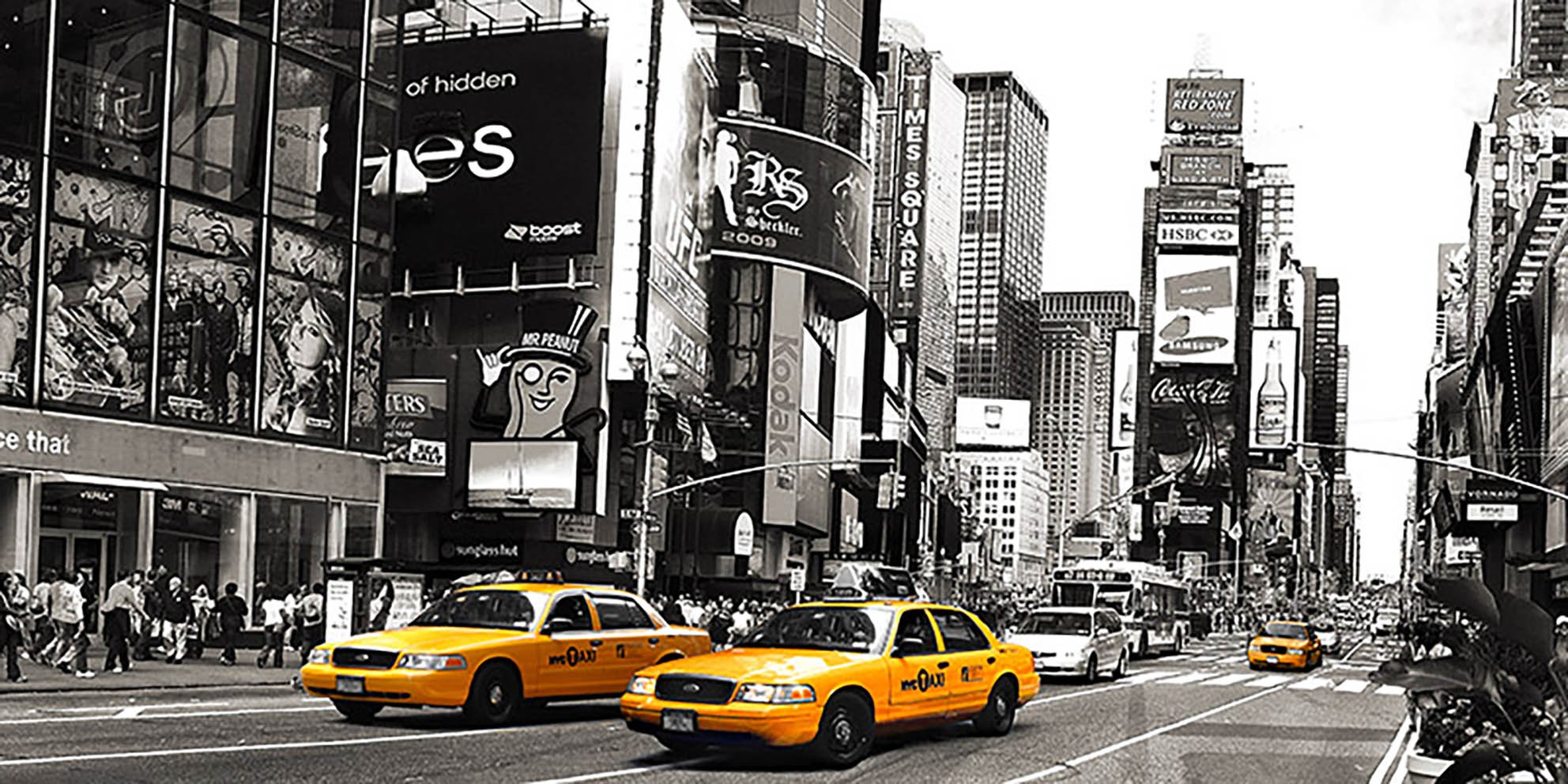 Taxi en Times Square, Nueva York