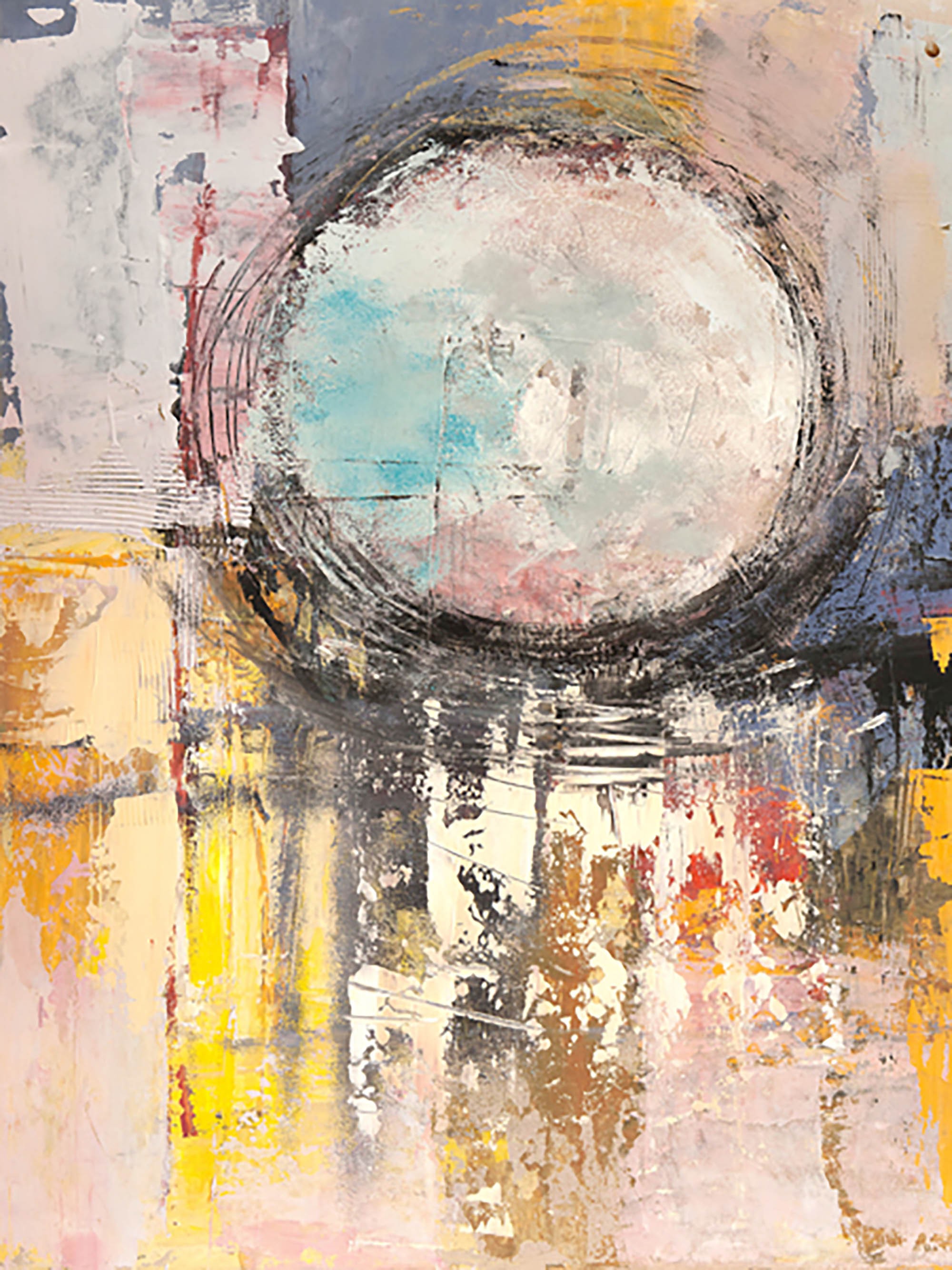 Puesta de luna I (detalle)