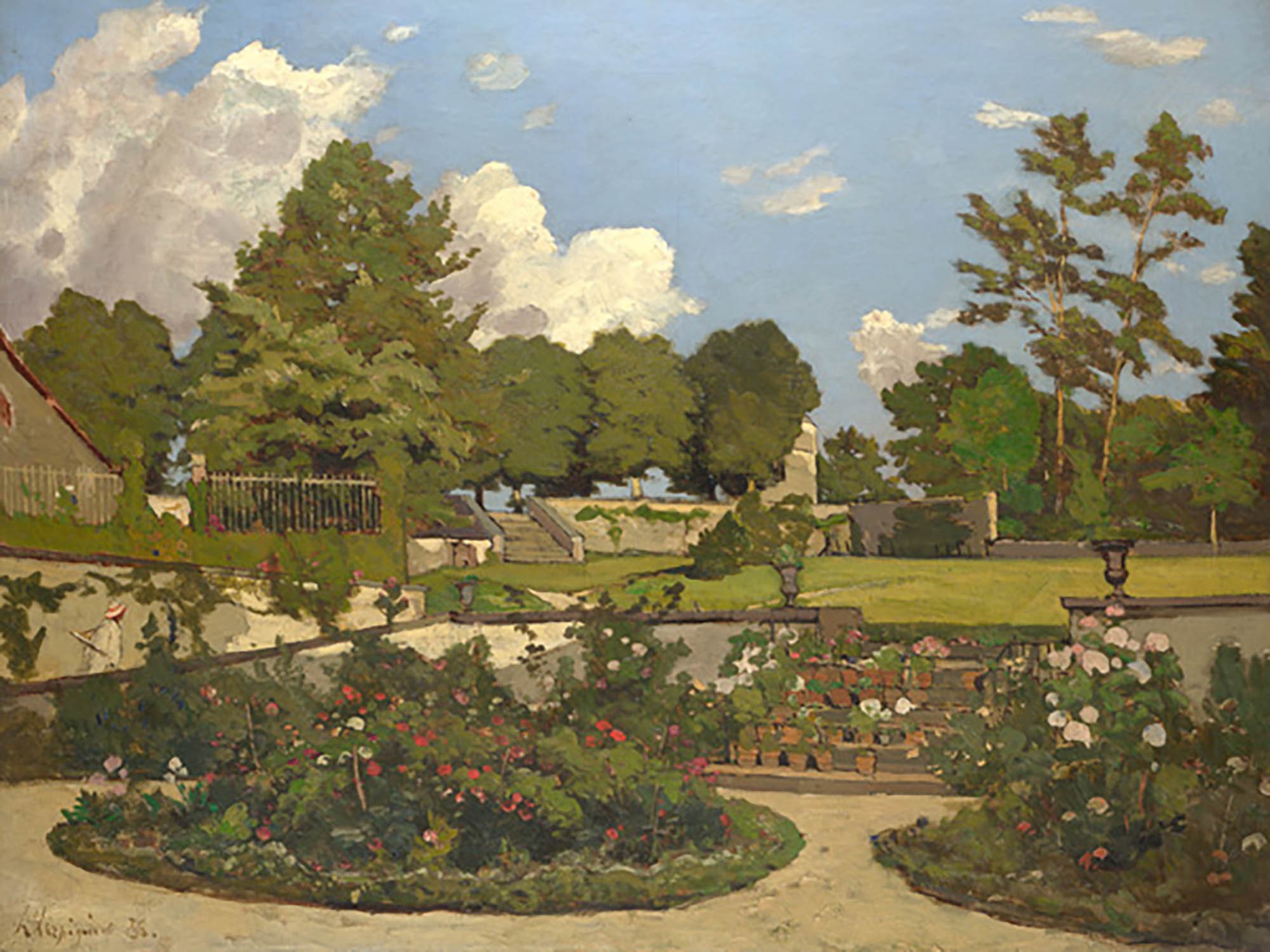 El jardín del pintor en Saint-Privé