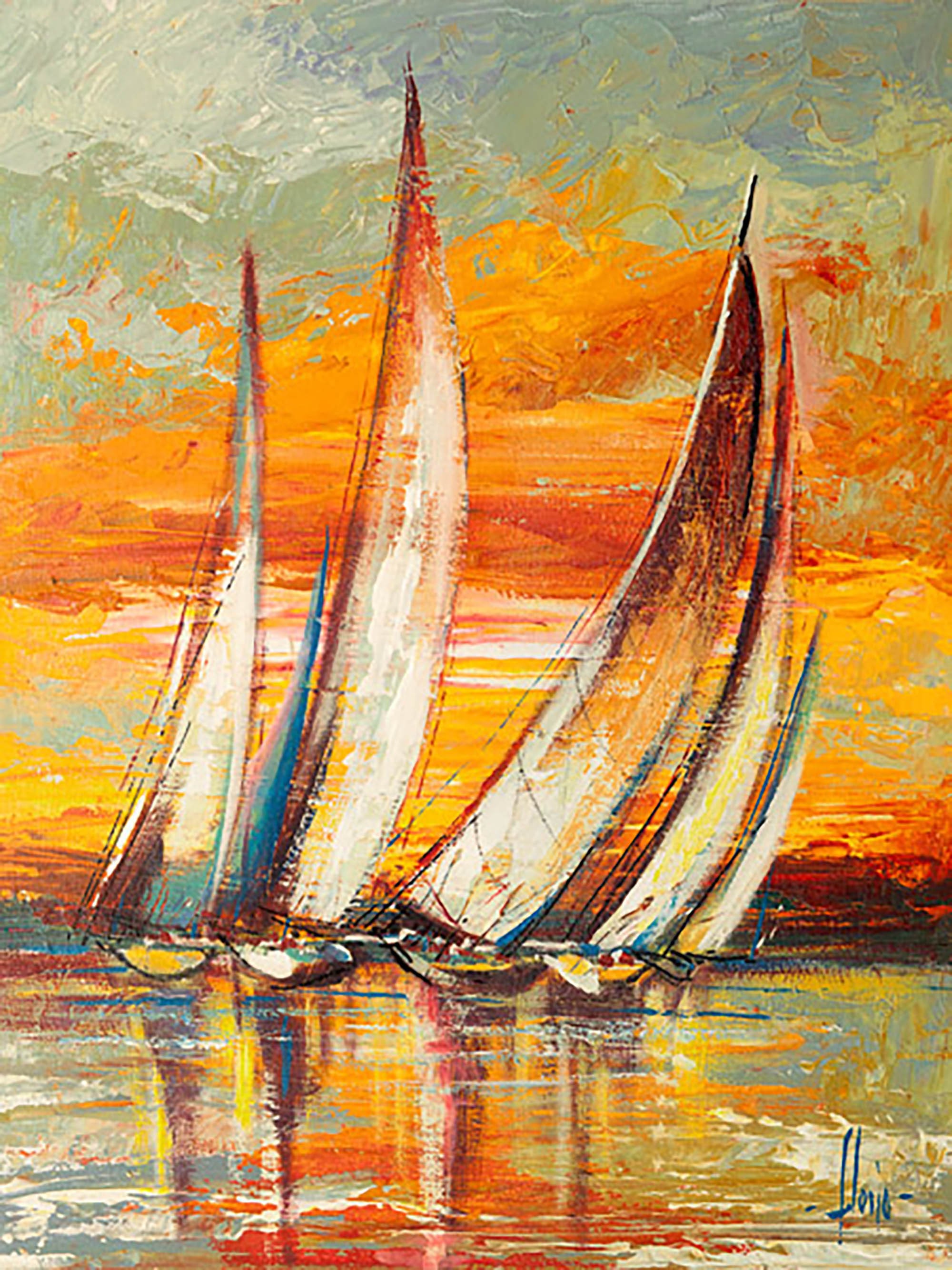Regata al atardecer I