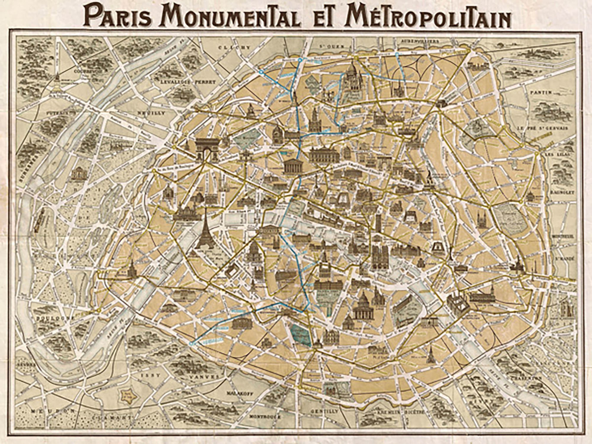 París Monumental y Métropolitain, 1932