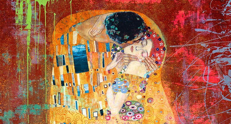 El beso de Klimt 2.0 (detalle)