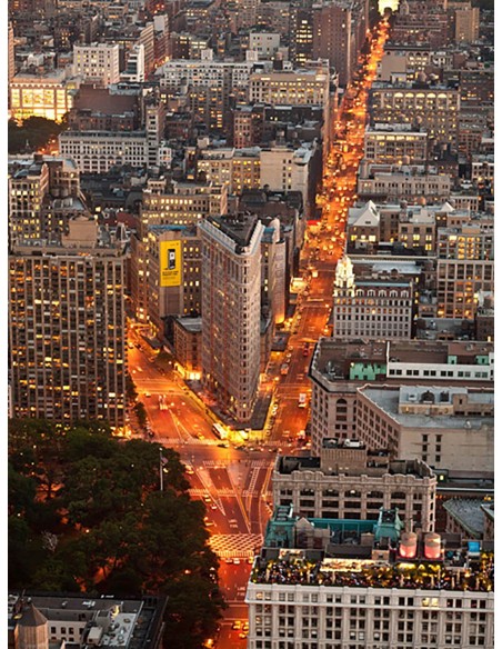 Vista aérea del edificio Flatiron, Nueva York