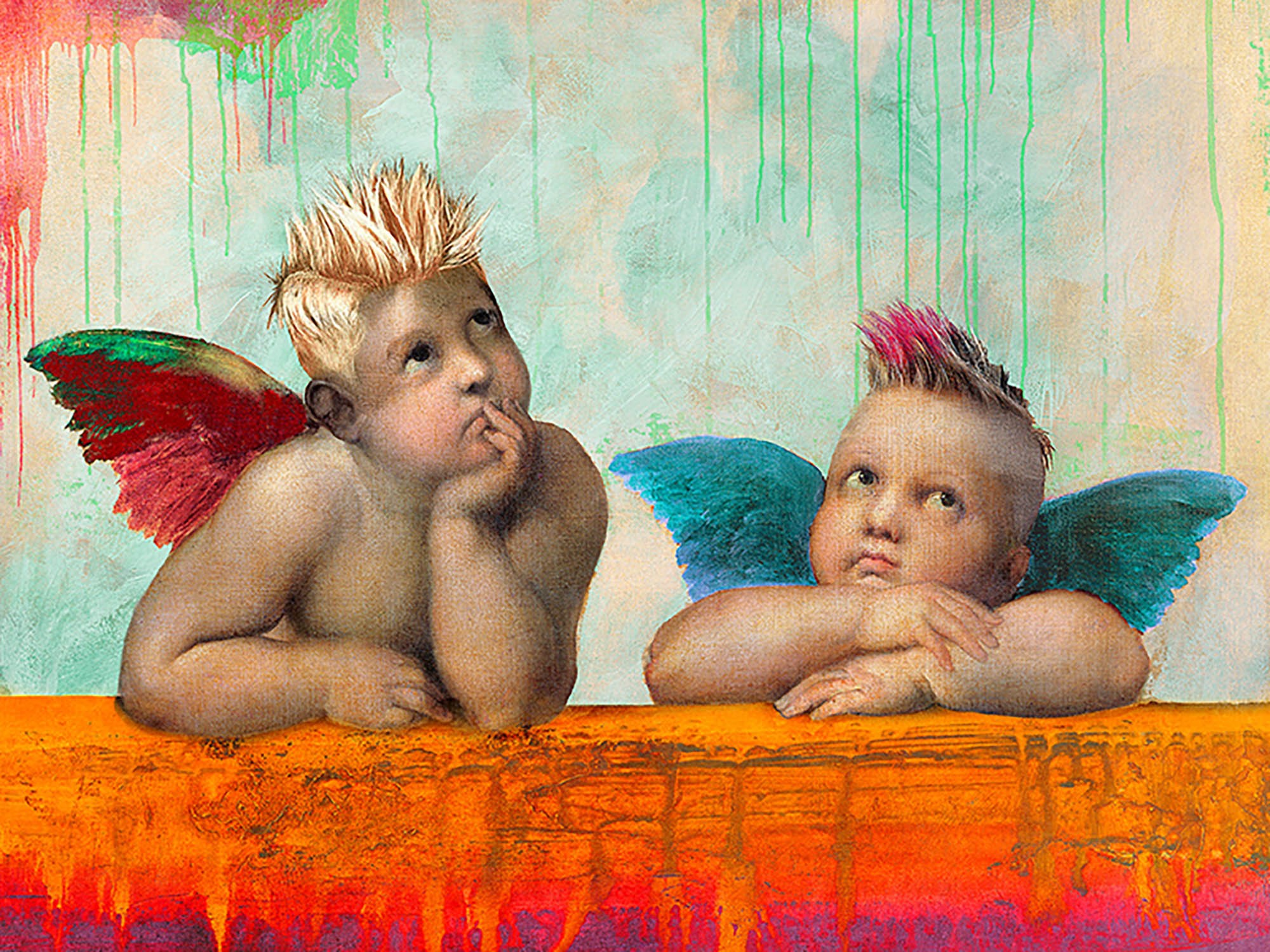 Pequeños punks descuidados