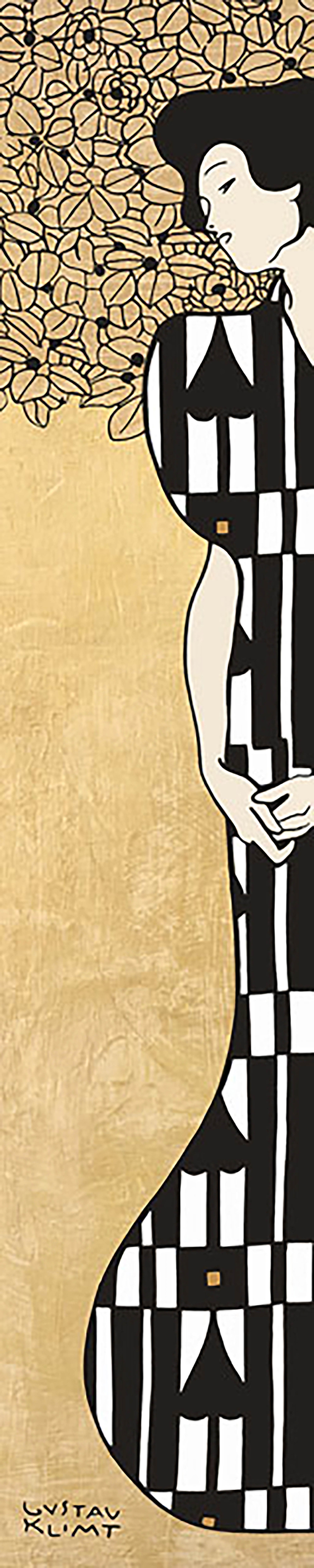 Mujer y árbol II (Oro)