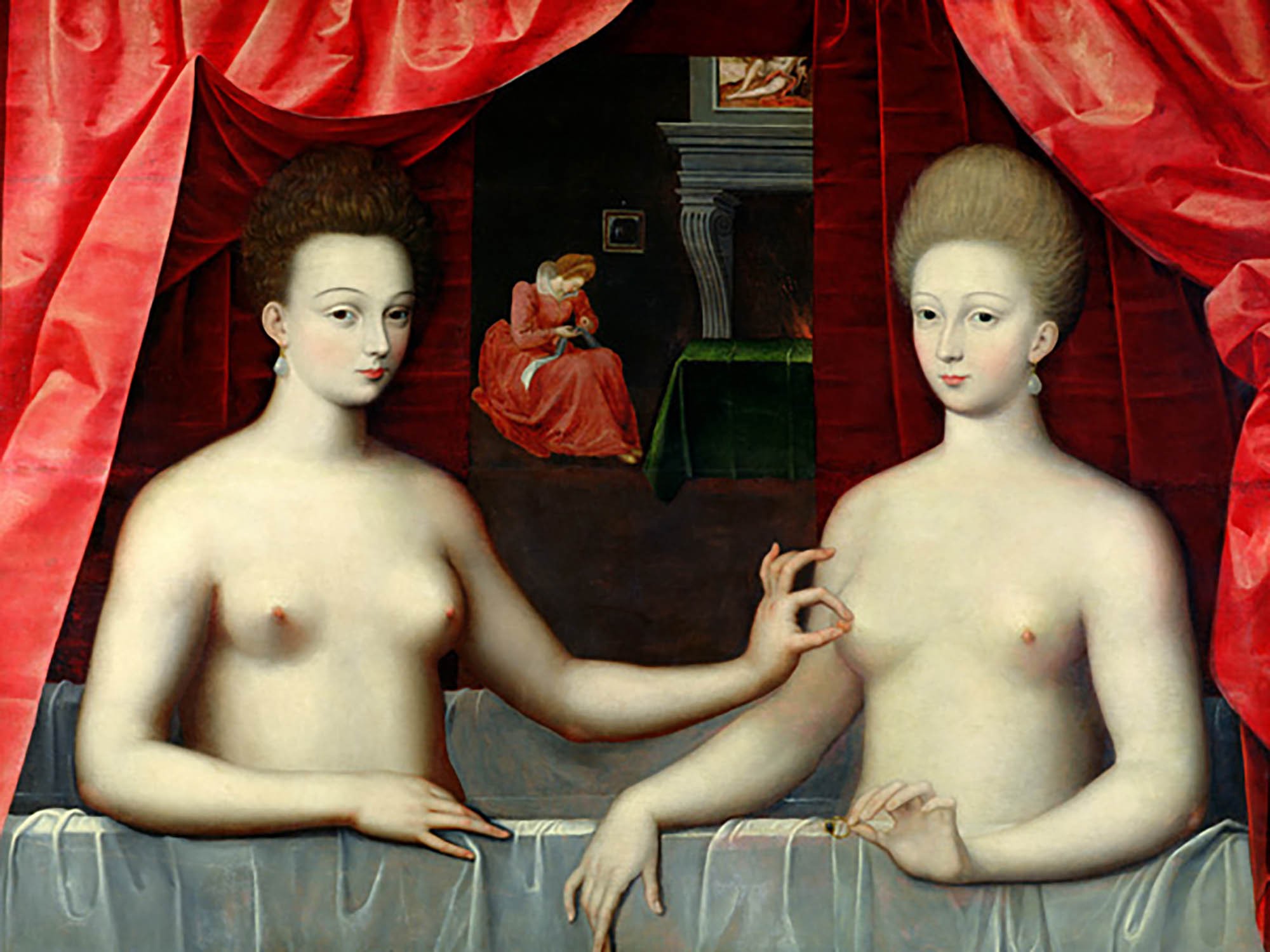 Gabrielle d'Estrees y su hermana